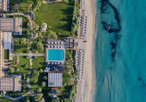 Aerial View of La Villa del Re, Sister Hotels Monastero di Cortona Hotel & Spa - Hotel Cortona Tuscany