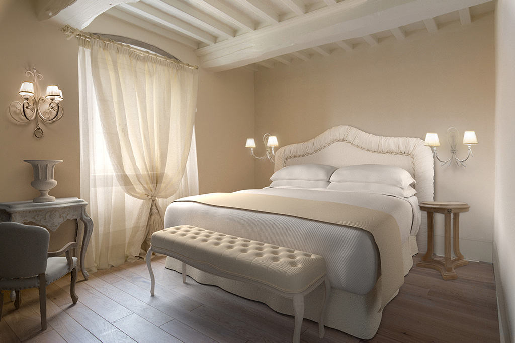 Detail of a Classic Room - Monastero di Cortona Hotel & Spa - Hotel Cortona Tuscany